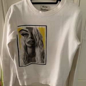 Acne vermina portrait sweatshirt